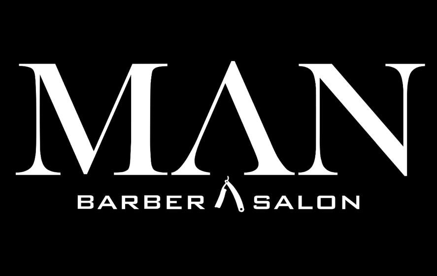 Logo man barber salon